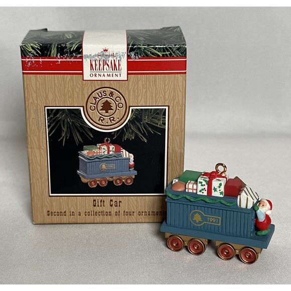 Hallmark Keepsake Ornament Claus &co R&R Gift Car Original Box Brand New - Picture 1 of 5
